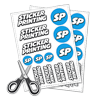 Hoja de adhesivos (varios motivos por hoja)