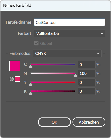 Configuración de CutContour
