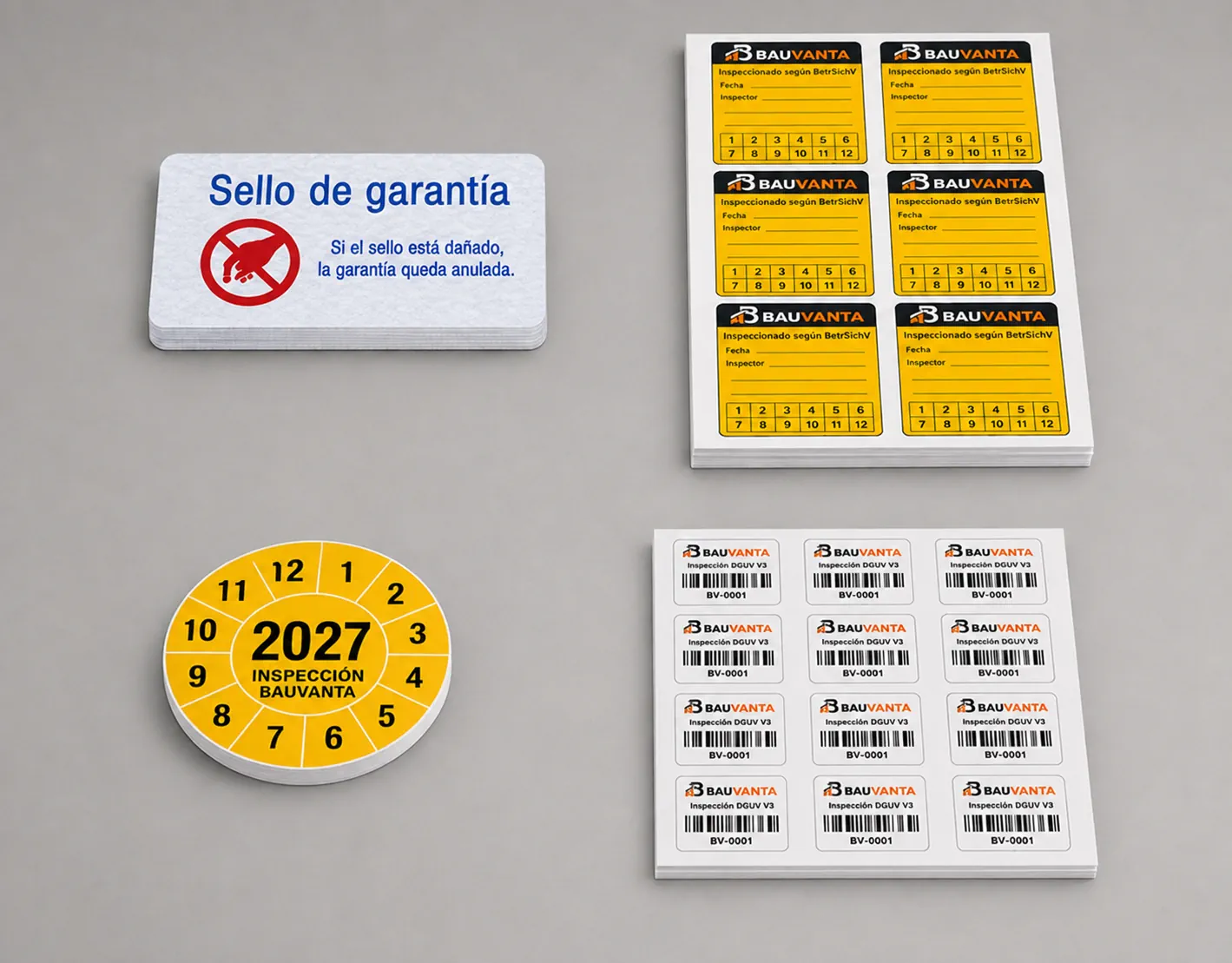 Etiquetas de Seguridad