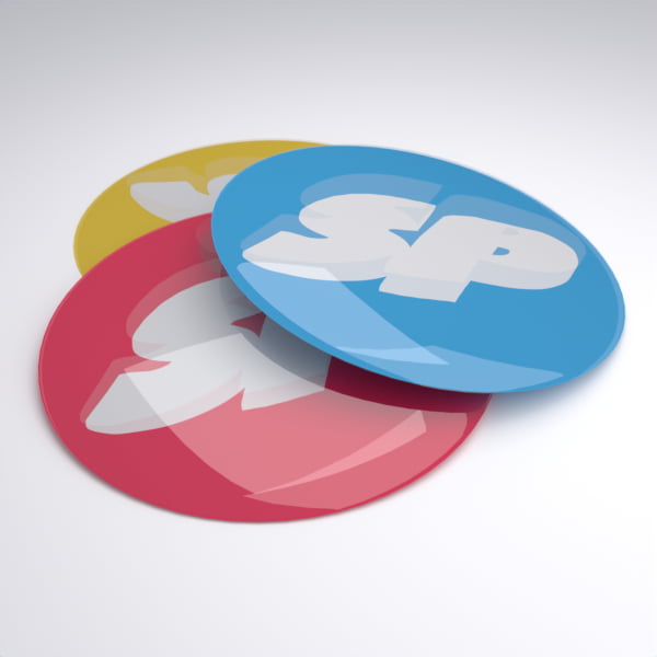 Pegatinas de gel en 3D