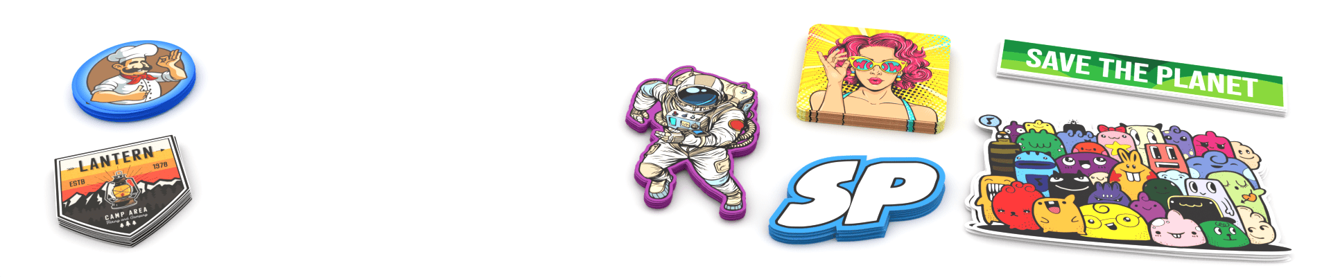 Pegatinas estándar     Pegatinas estándar